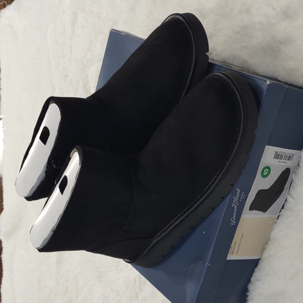 Universal Thread May Boots Memory Foam Black, Size 10 - Picture 5 of 17